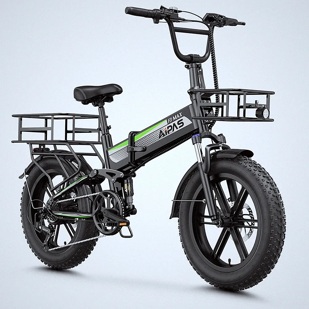 20'' Ebike Peak 1800W Off-road 28MPH Electric Bicycle E-Mountain Bike for Adults