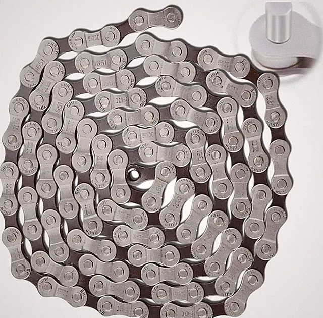 6/7/8 Speed Bicycle Chain 1/2" x 3/32" 116 Links BMX