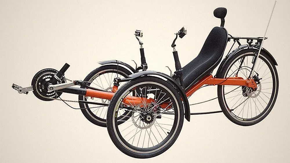 6 Speed Shimano Recumbent 3 Wheel Pedal Tricycle Bike Bicycle NEW