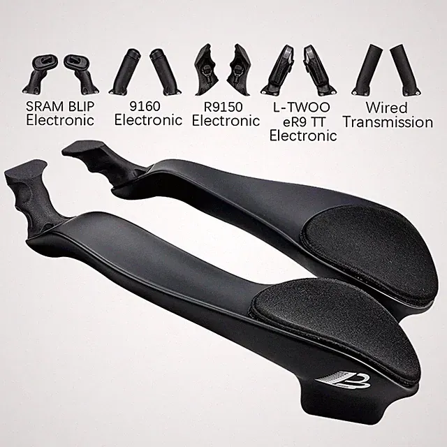 Carbon Fiber Bicycle TT Rest Handle Triathlon Time Trial Wired Transmission