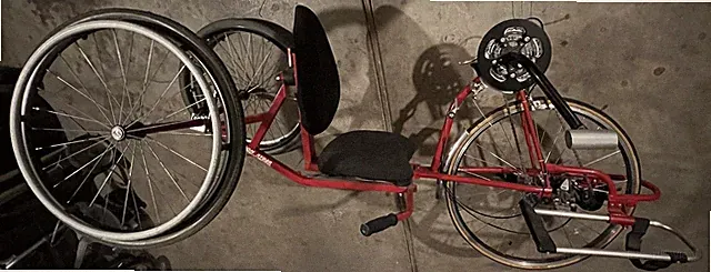 Freedom Ryder Handcycle Recumbent Bike - 27 speed