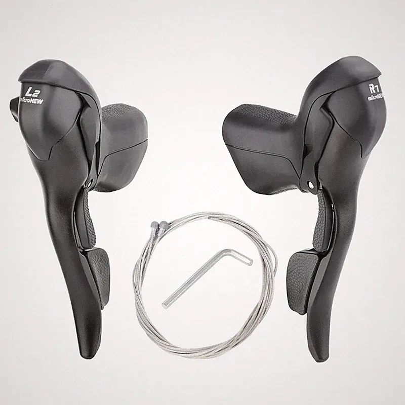 Road Bike Bicycle Shifter 2*10 Speed for 22.2-23.8 Handlebar Dual Control Levers