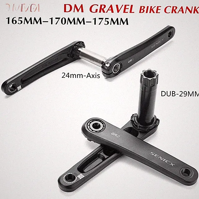 Road Cyclocross Bicycle Crankset 165mm/170mm/175mm Folding Bike Cranks Arms